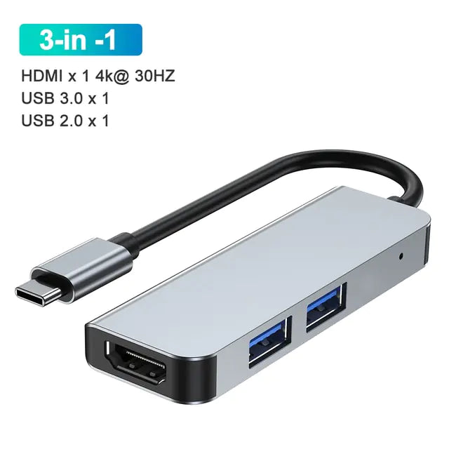 Estación de Acoplamiento Multi-Hub USB-C